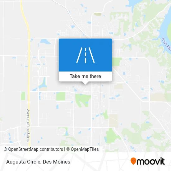 Augusta Circle map