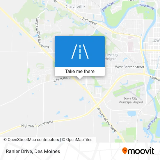 Ranier Drive map