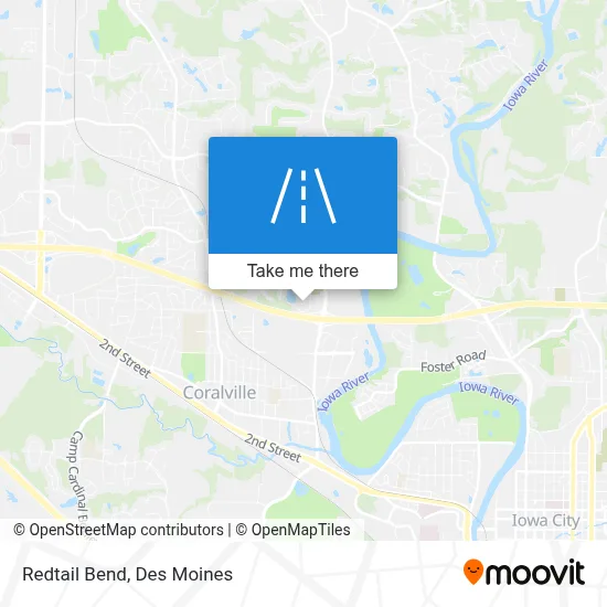 Redtail Bend map