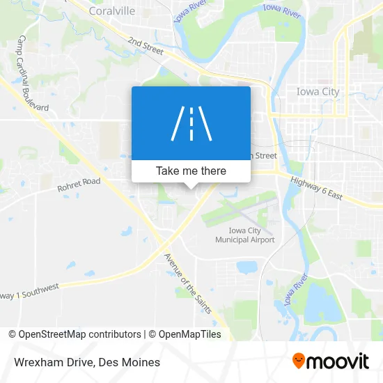 Wrexham Drive map
