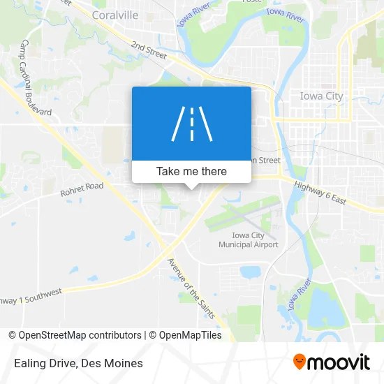 Ealing Drive map