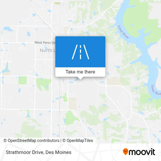 Strathmoor Drive map