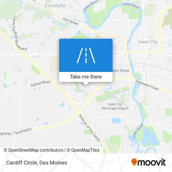 Cardiff Circle map