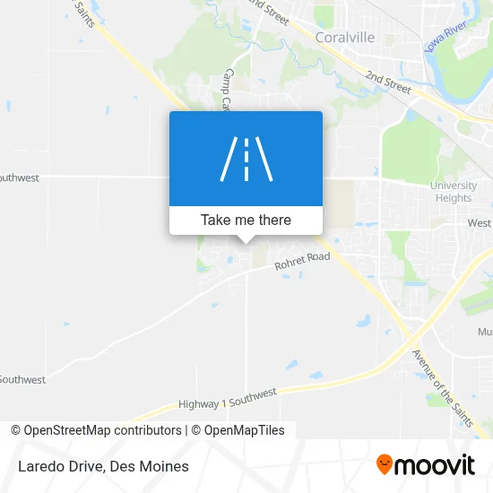 Laredo Drive map