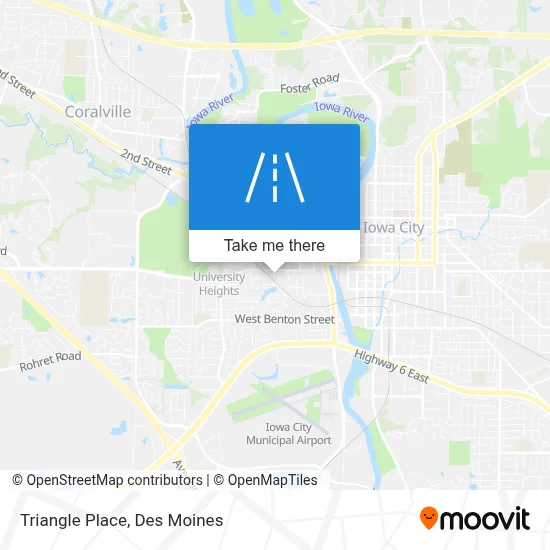Triangle Place map