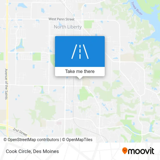 Cook Circle map