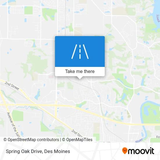 Spring Oak Drive map