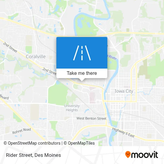 Rider Street map