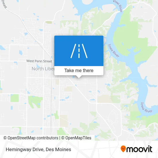Hemingway Drive map