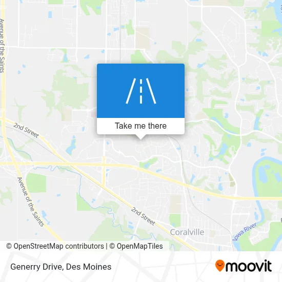 Generry Drive map