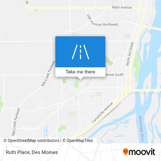 Ruth Place map