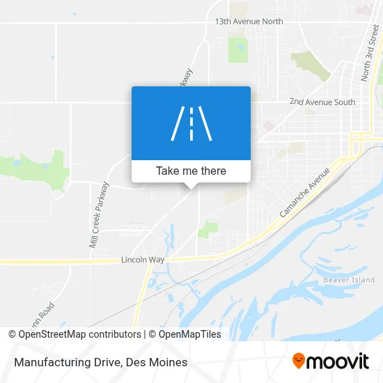 Manufacturing Drive map