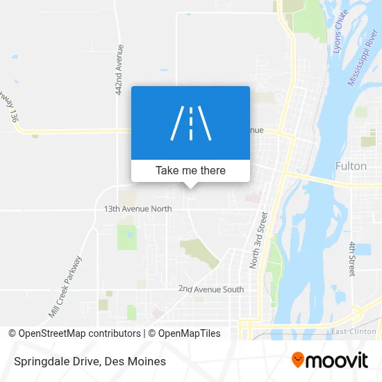 Springdale Drive map