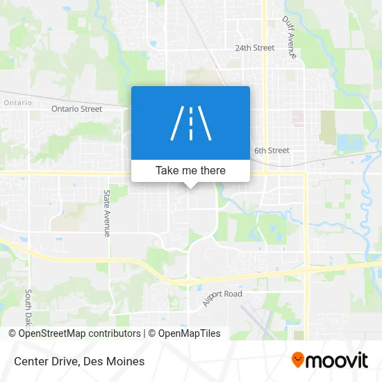 Center Drive map