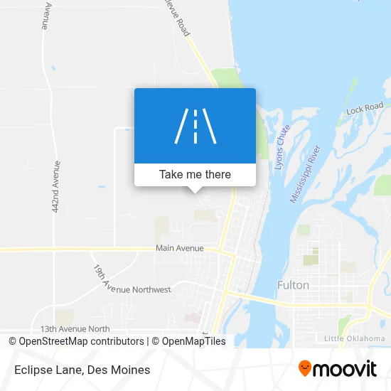 Eclipse Lane map