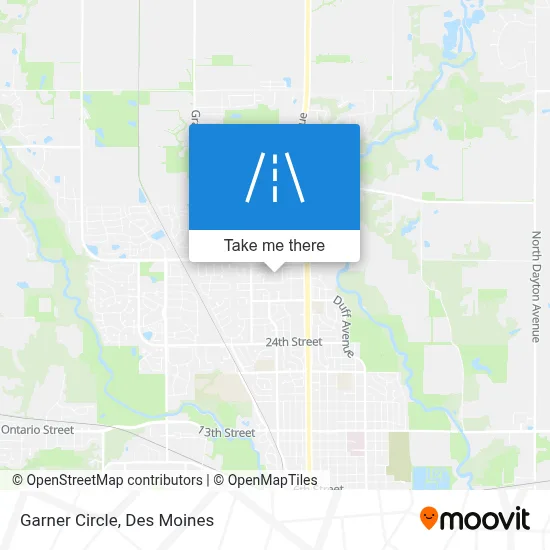 Garner Circle map