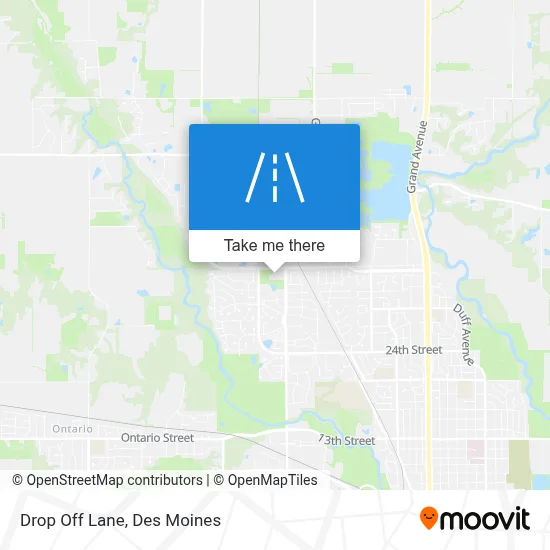 Drop Off Lane map