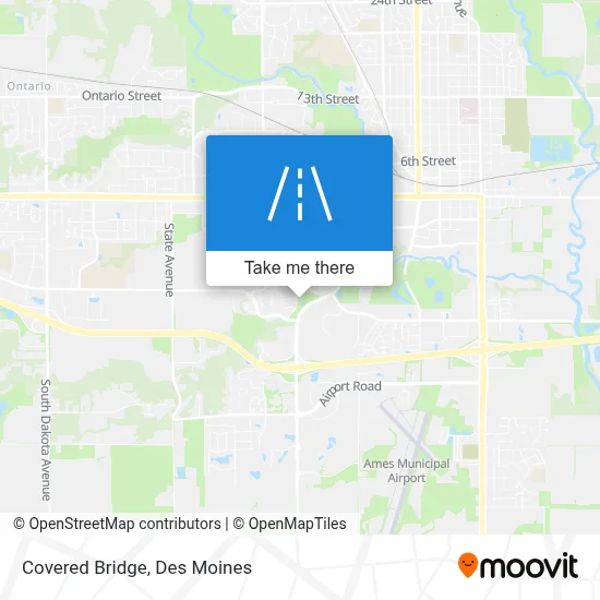 Covered Bridge map
