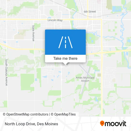 North Loop Drive map