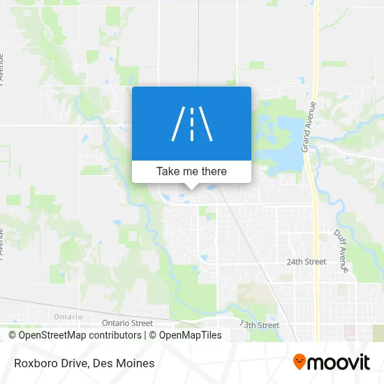Roxboro Drive map