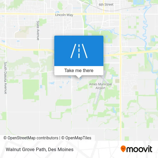 Walnut Grove Path map