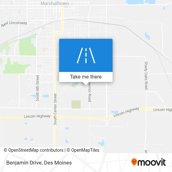 Benjamin Drive map