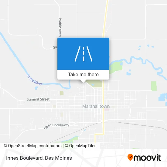 Innes Boulevard map