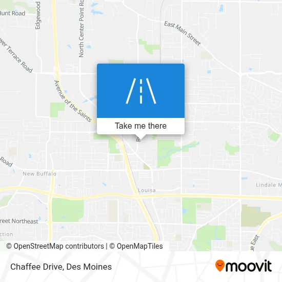 Chaffee Drive map