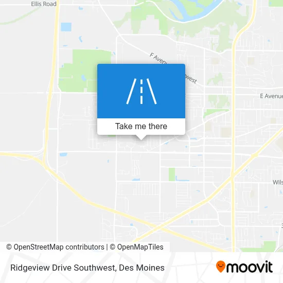 Ridgeview Drive Southwest map