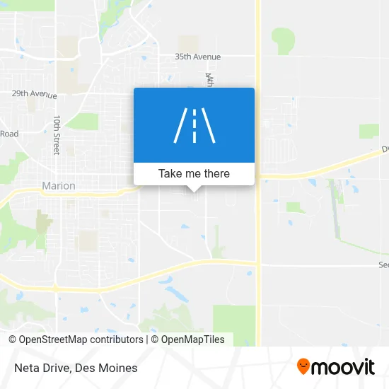 Neta Drive map