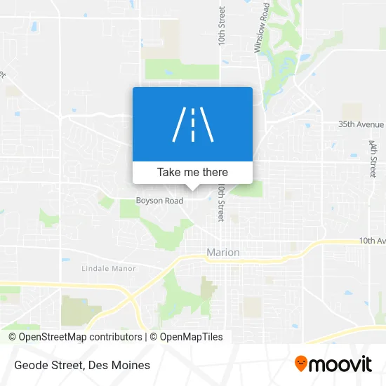 Geode Street map