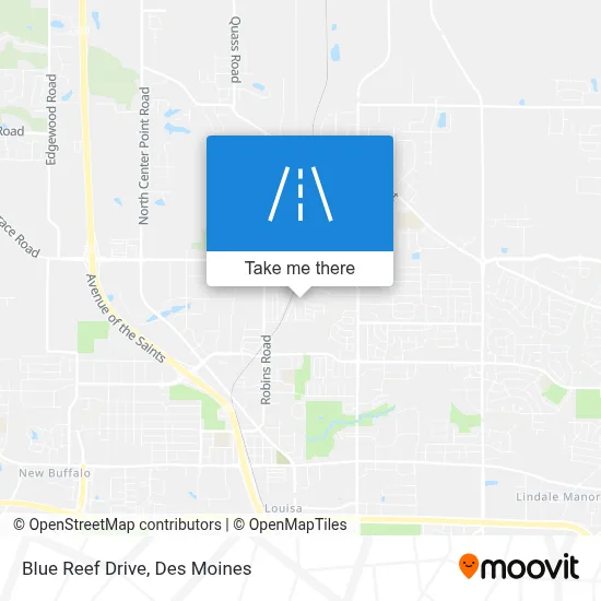 Blue Reef Drive map