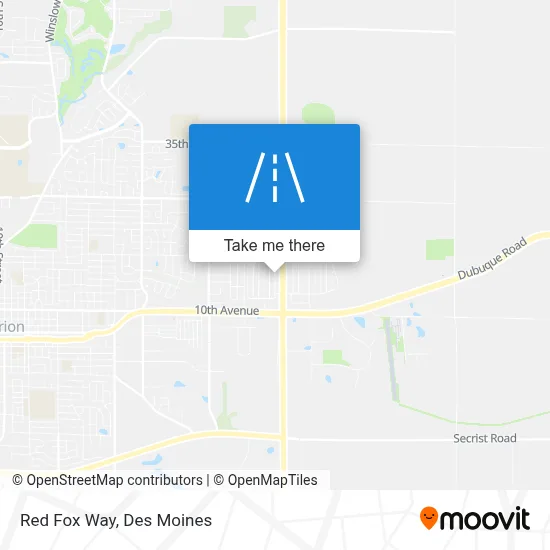 Red Fox Way map