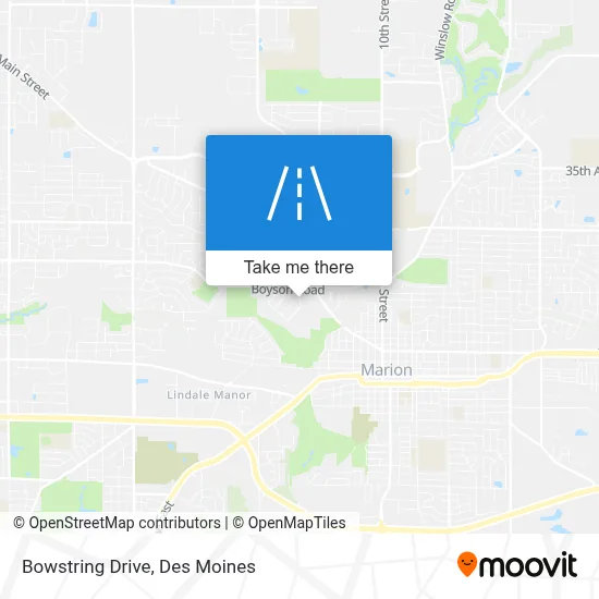 Bowstring Drive map