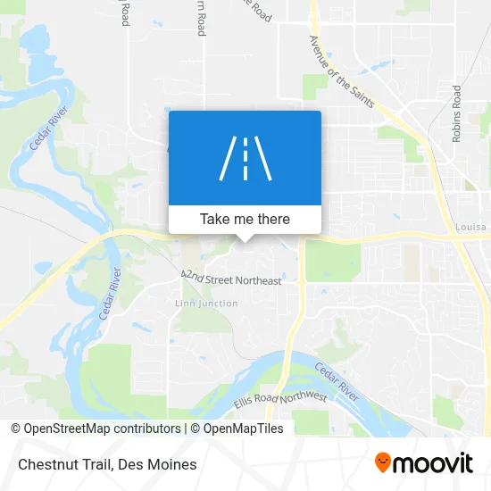 Chestnut Trail map