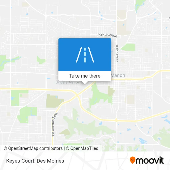 Keyes Court map
