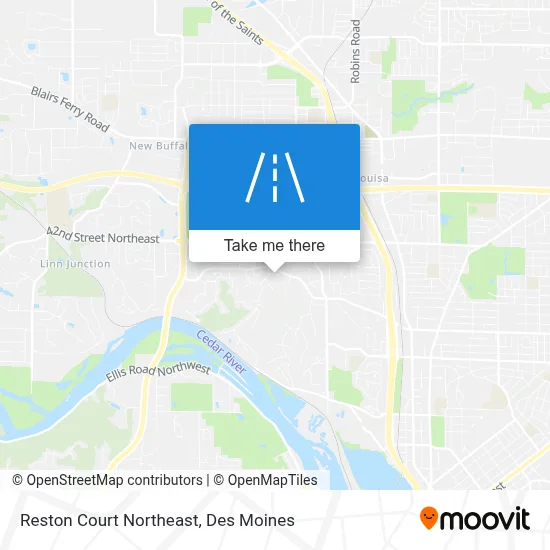 Reston Court Northeast map