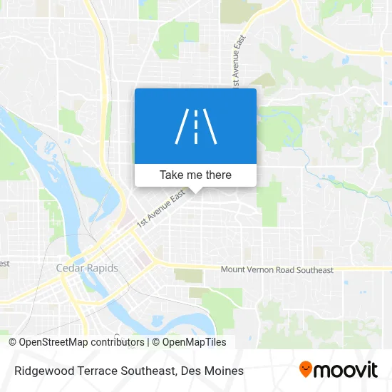 Ridgewood Terrace Southeast map
