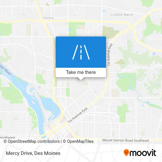 Mercy Drive map