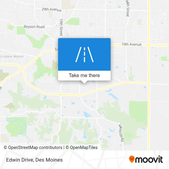 Edwin Drive map