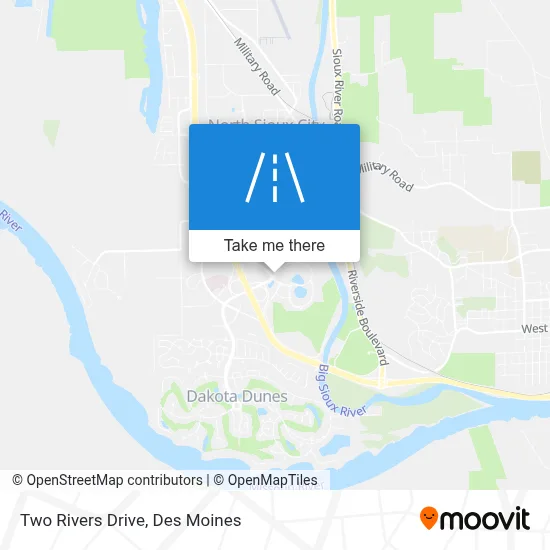 Two Rivers Drive map
