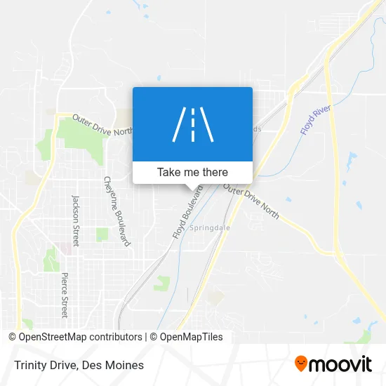 Trinity Drive map