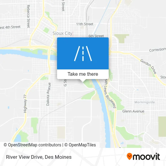 River View Drive map