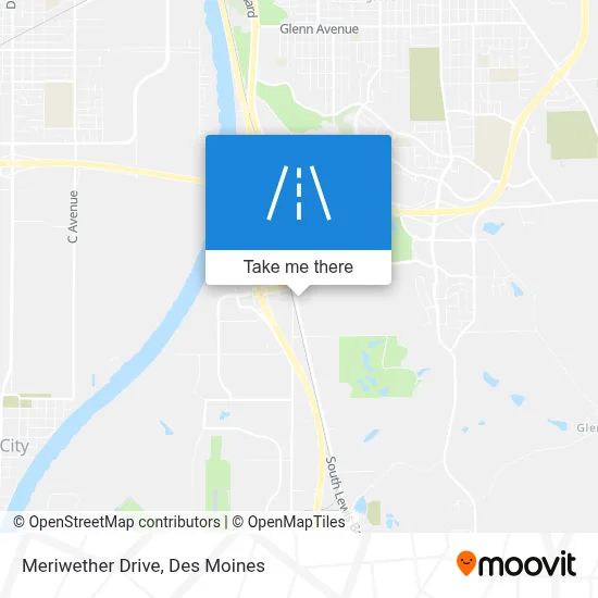 Meriwether Drive map