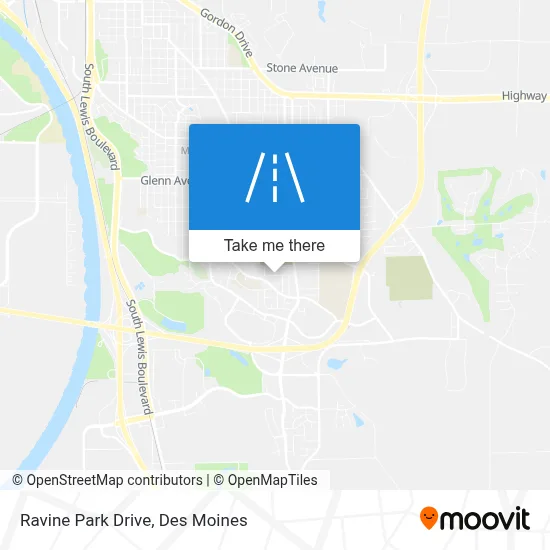 Ravine Park Drive map