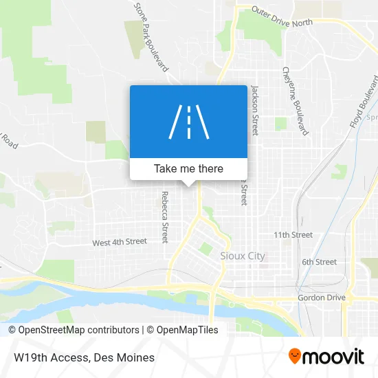 W19th Access map