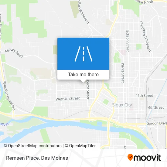 Remsen Place map