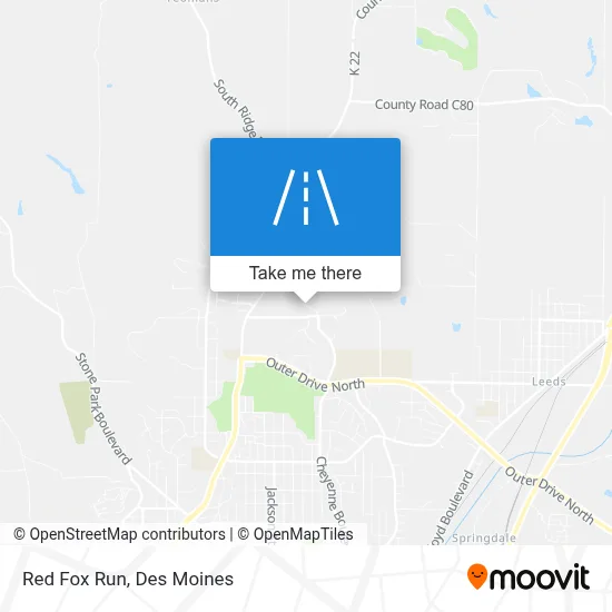 Red Fox Run map