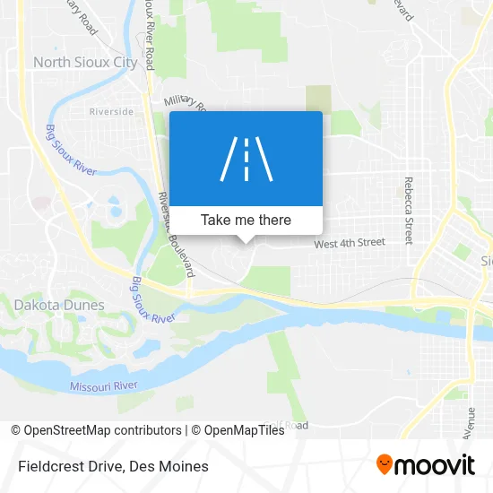 Fieldcrest Drive map