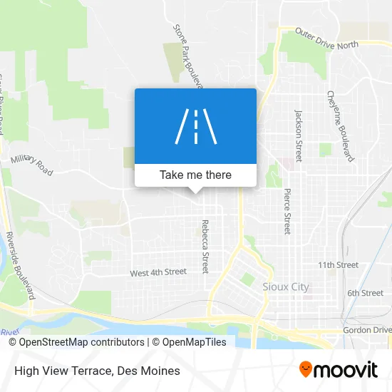 High View Terrace map
